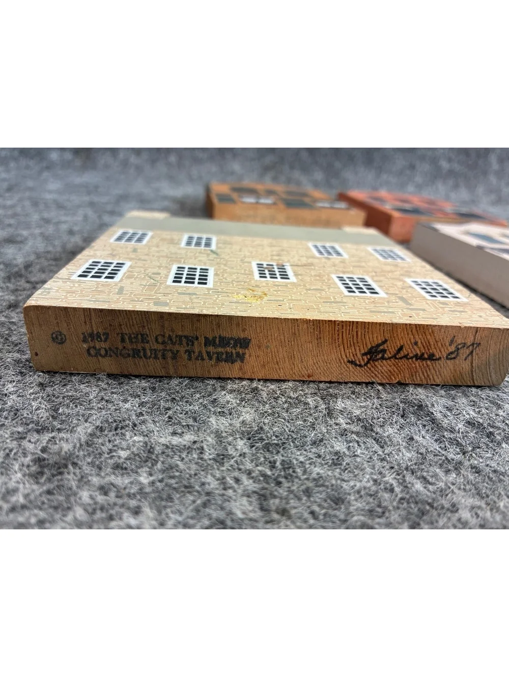 1980s Cats Meow Building Lot Congruity Tavern Architect Tailor Jeweler #2